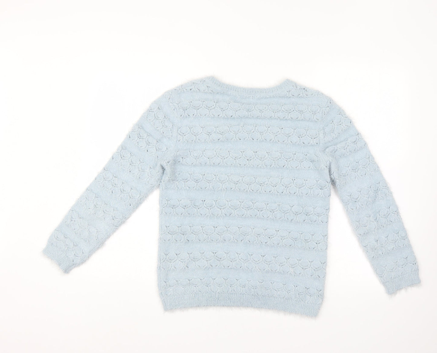 Damart Womens Blue Striped  Pullover Jumper Size 10