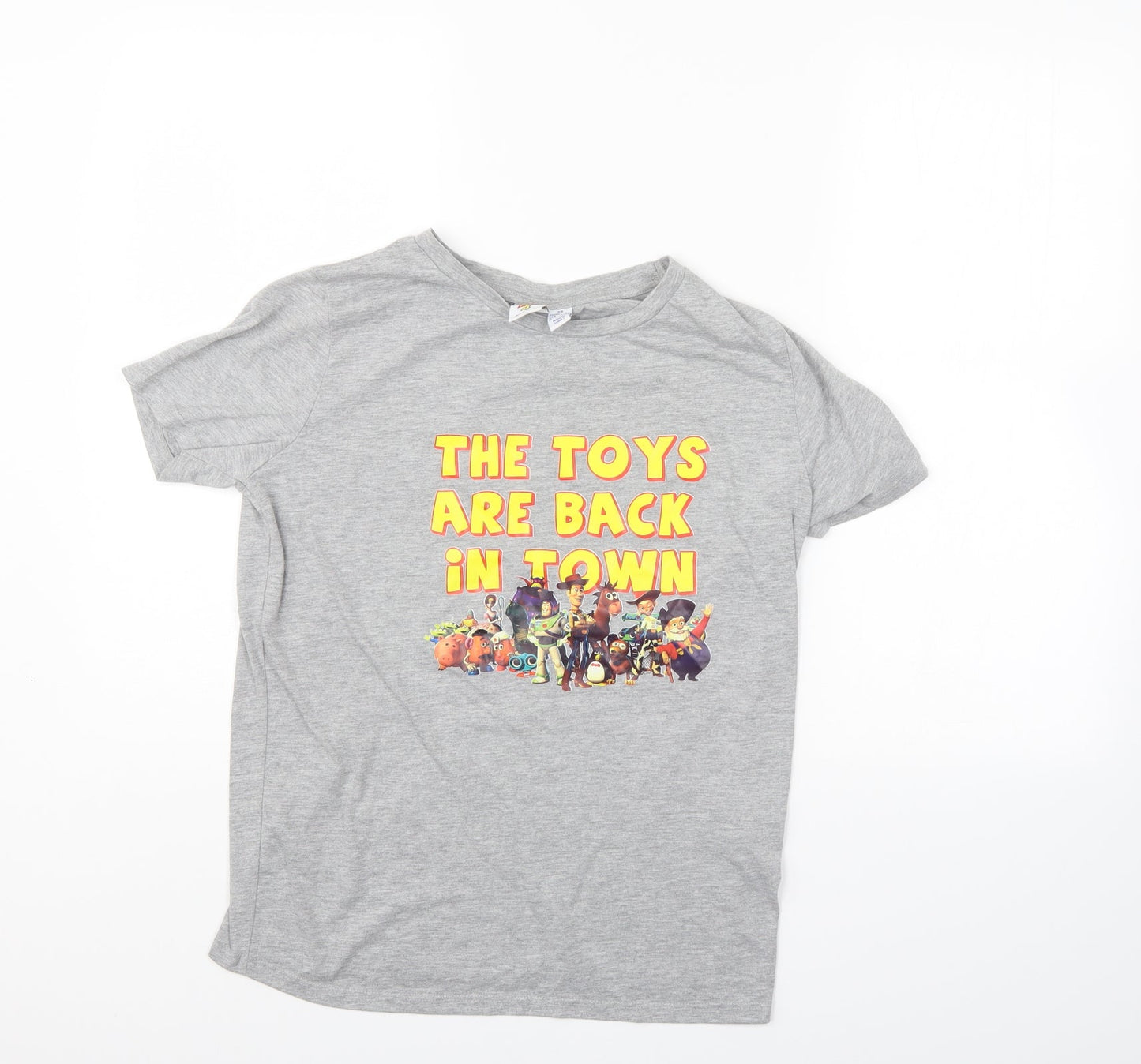 Disney Womens Grey   Basic T-Shirt Size 6  - Toy Story