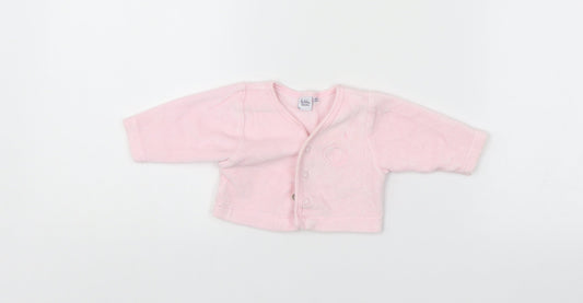 Babble Boom Girls Pink   Cardigan Jumper Size 0-3 Months