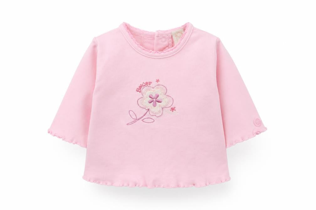 Little bundle Girls Pink   Pullover Jumper Size 0-3 Months