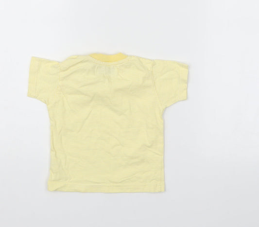 Early days Boys Yellow Striped  Basic Casual Size 6-9 Months