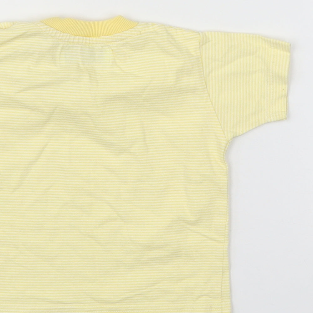 Early days Boys Yellow Striped  Basic Casual Size 6-9 Months
