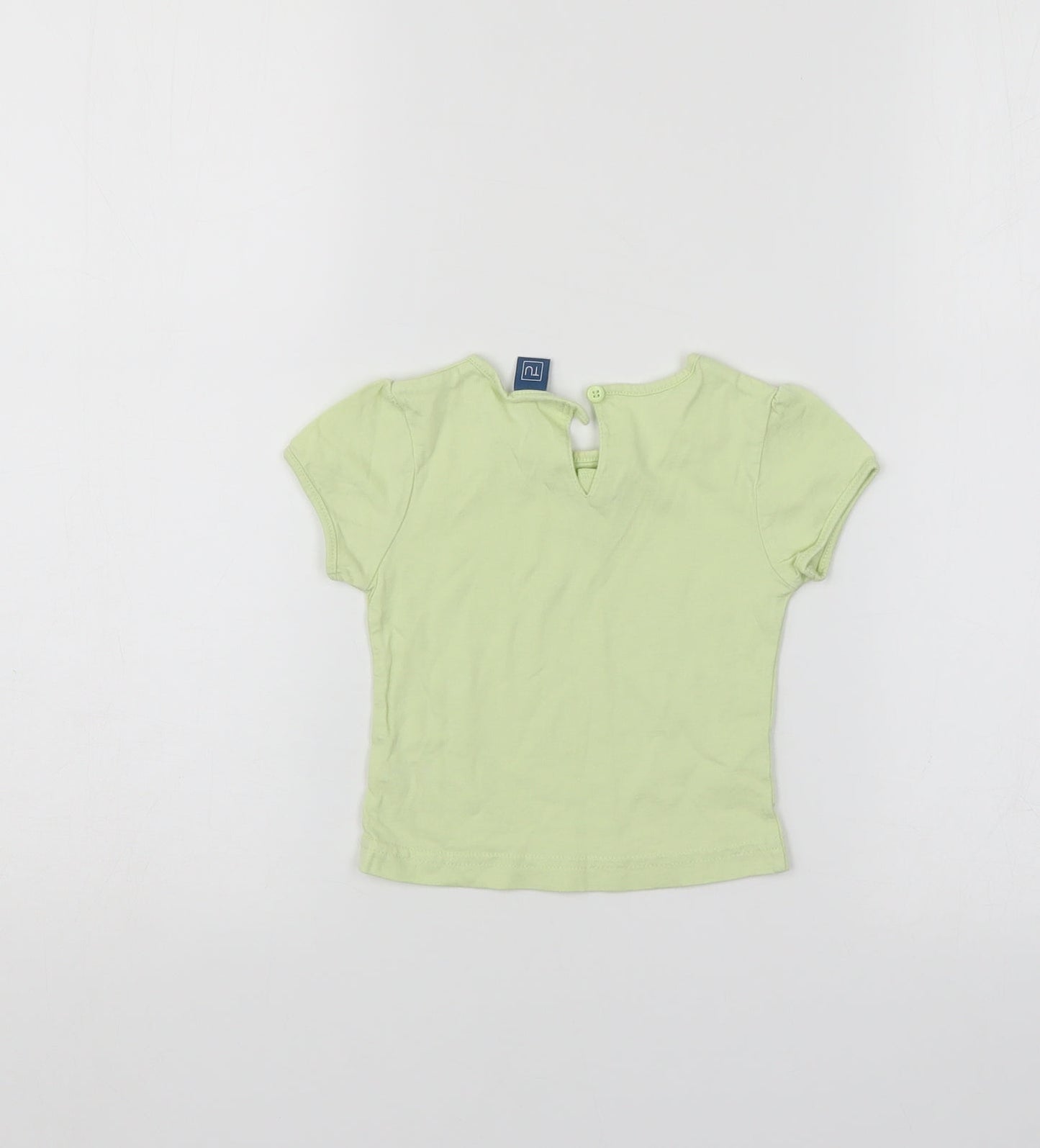 TU Girls Green   Basic T-Shirt Size 12-18 Months