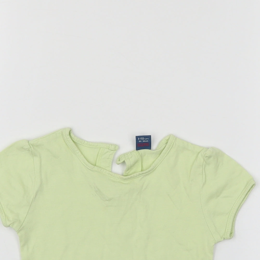 TU Girls Green   Basic T-Shirt Size 12-18 Months