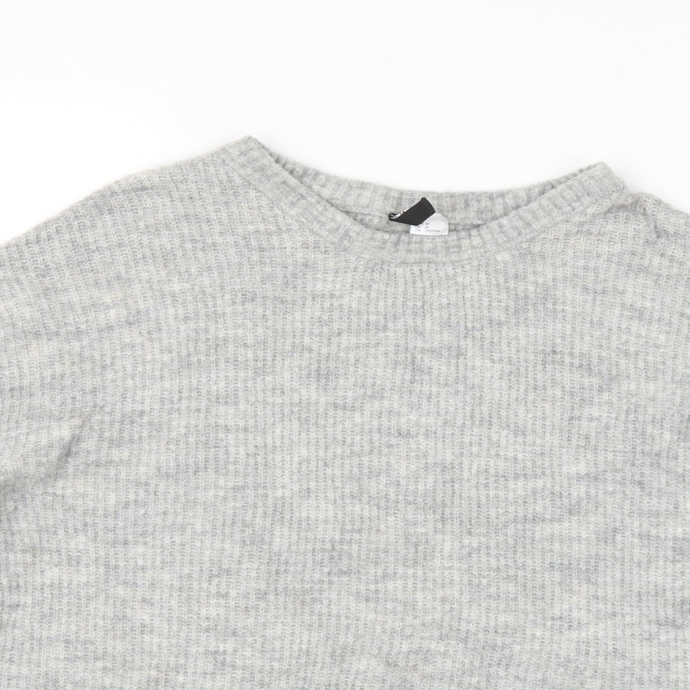Divided Womens Grey   Pullover Jumper Size M