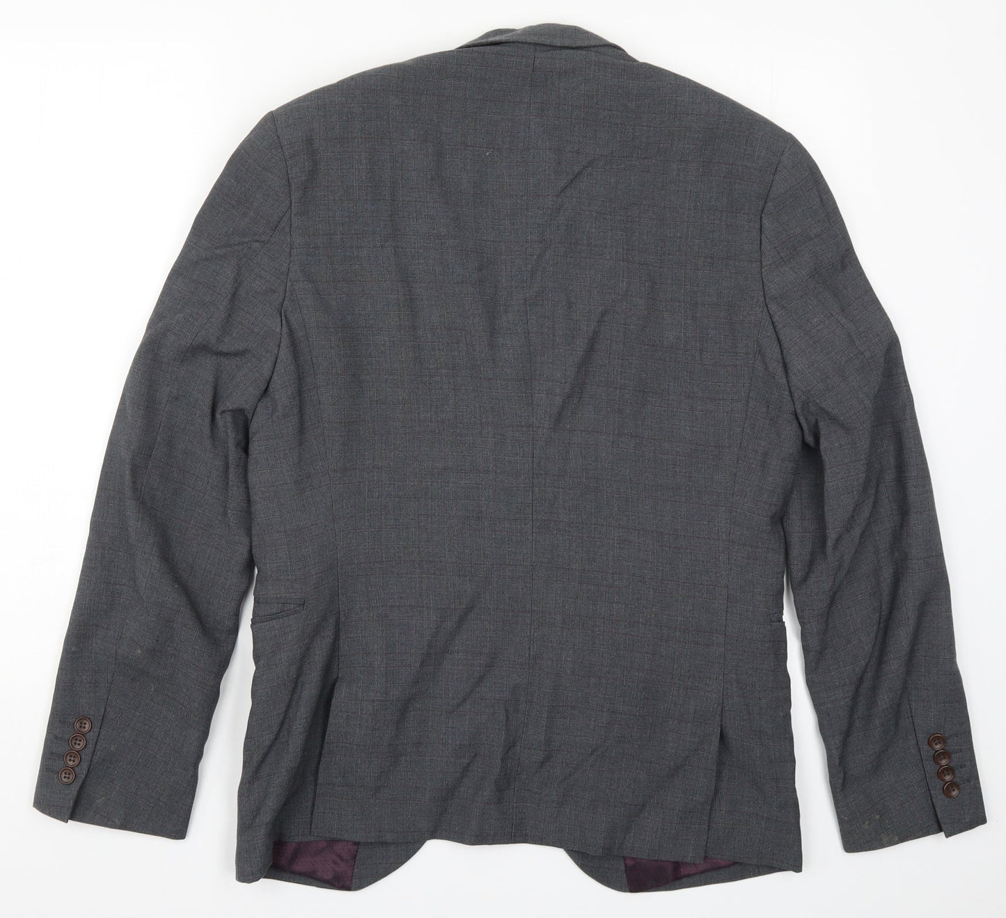 George Mens Grey   Jacket Suit Jacket Size 38