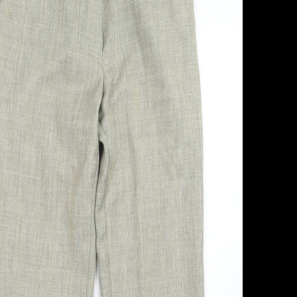 Marks and Spencer Womens Green   Trousers  Size 10 L26.5 in