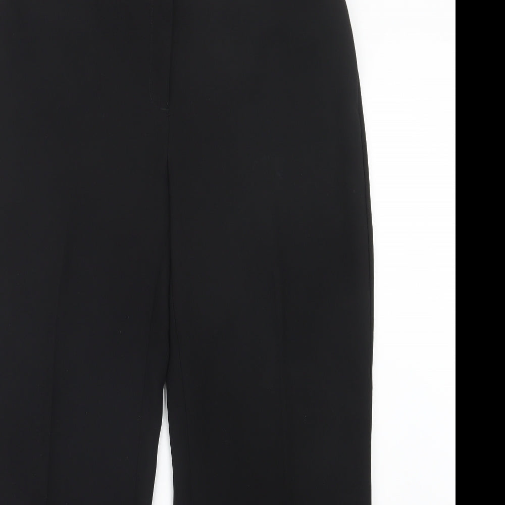 Debenhams Womens Black   Trousers  Size 12 L28.5 in