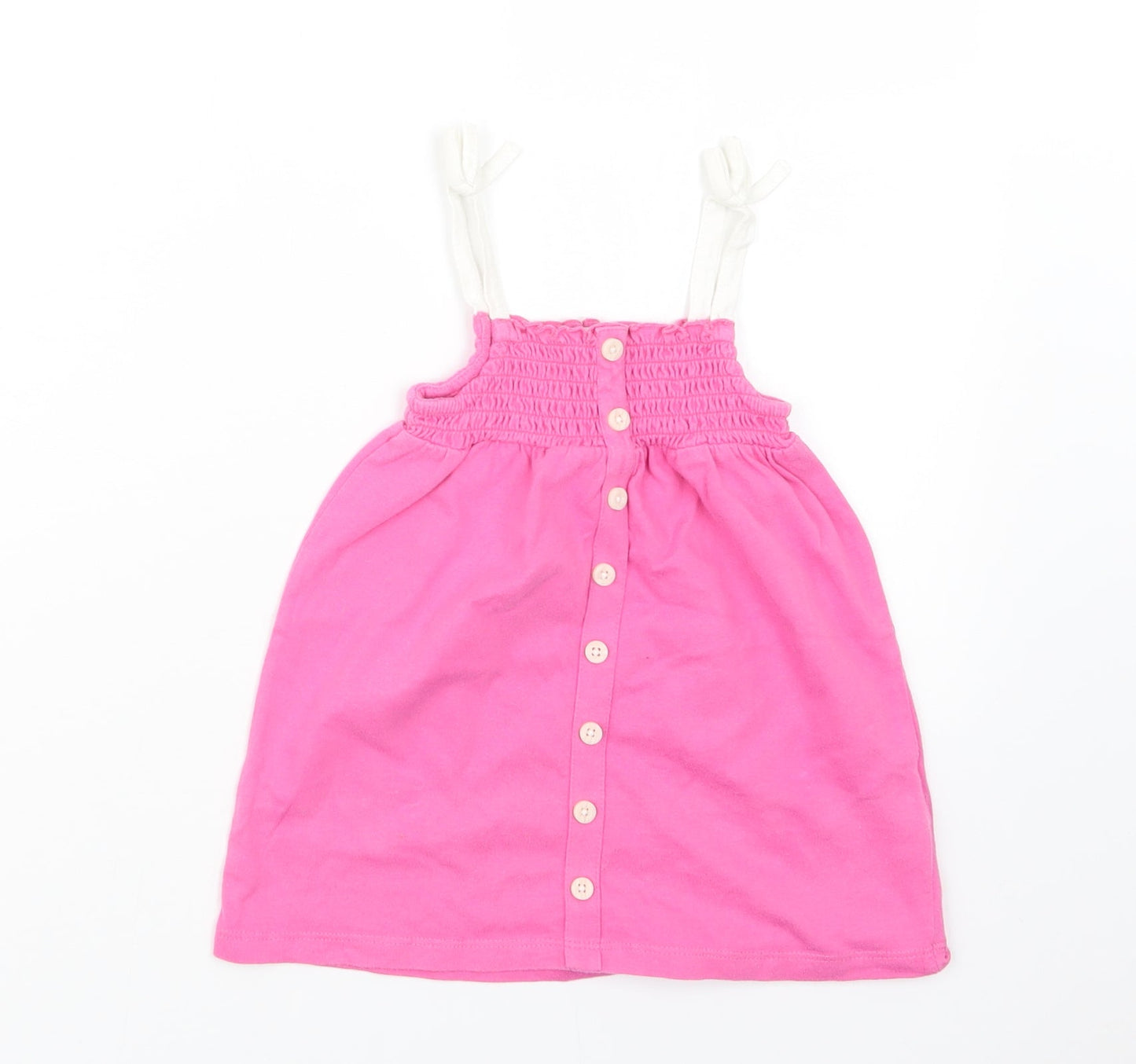 Marks and Spencer Girls Pink   T-Shirt Dress  Size 9-12 Months
