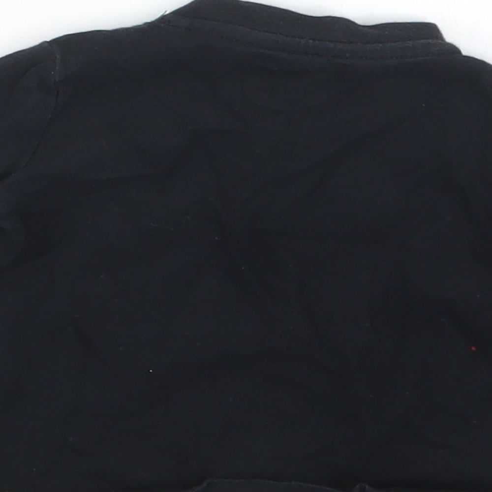 F&F Boys Black   Basic T-Shirt Size 0-3 Months
