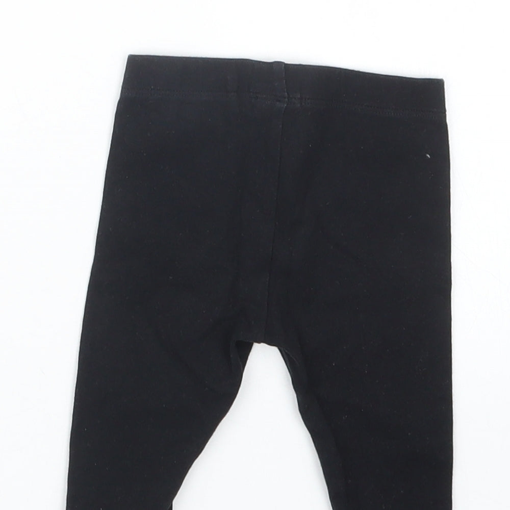 NEXT Girls Black   Capri Trousers Size 3-6 Months