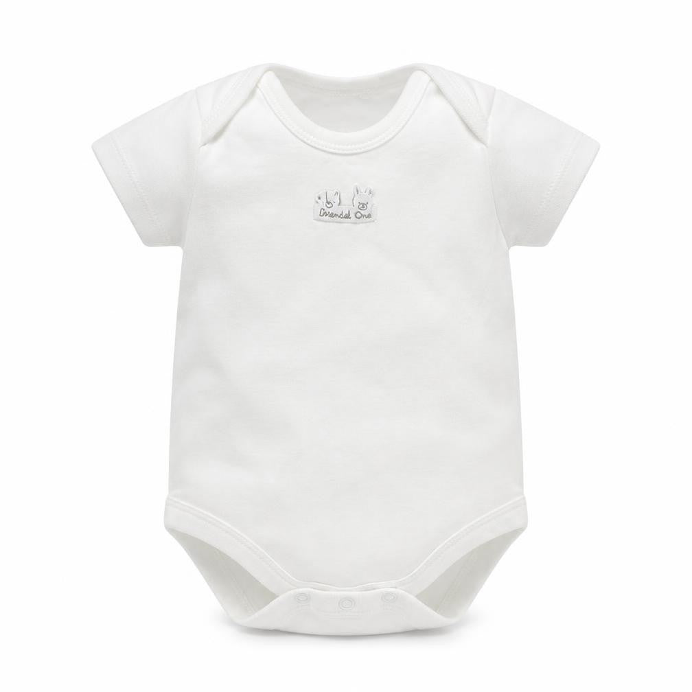 The Essential One Baby White   Babygrow One-Piece Size 0-3 Months