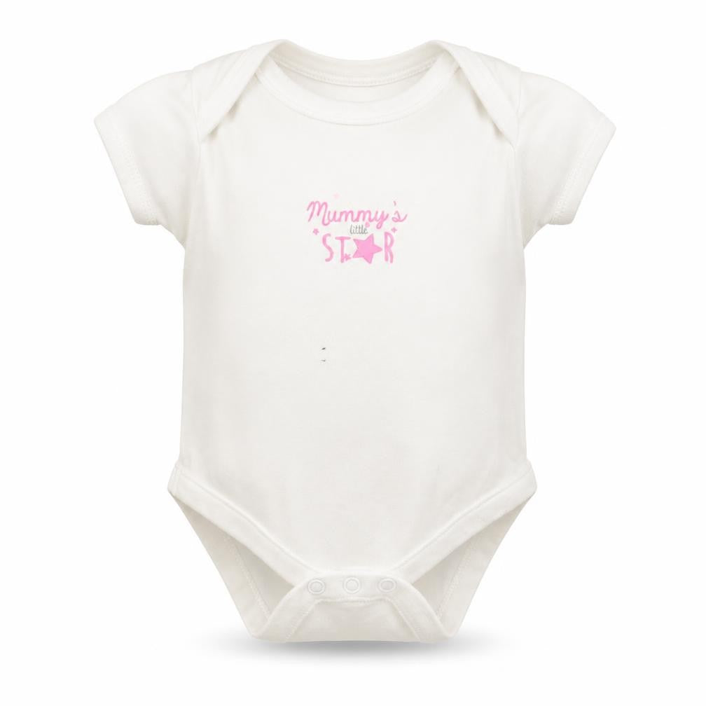 Matalan Girls White   Babygrow One-Piece Size 3-6 Months