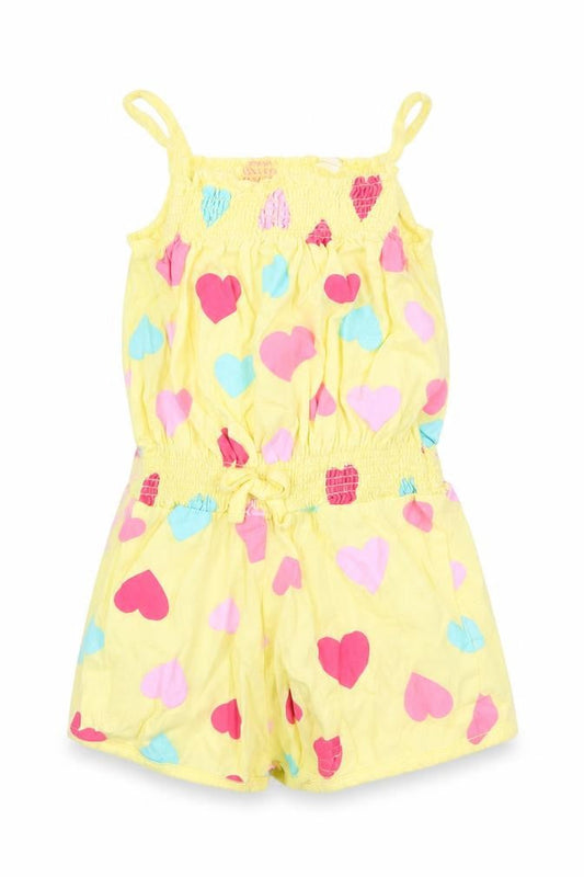 girl2girl Girls Yellow Geometric  Playsuit One-Piece Size 2-3 Years