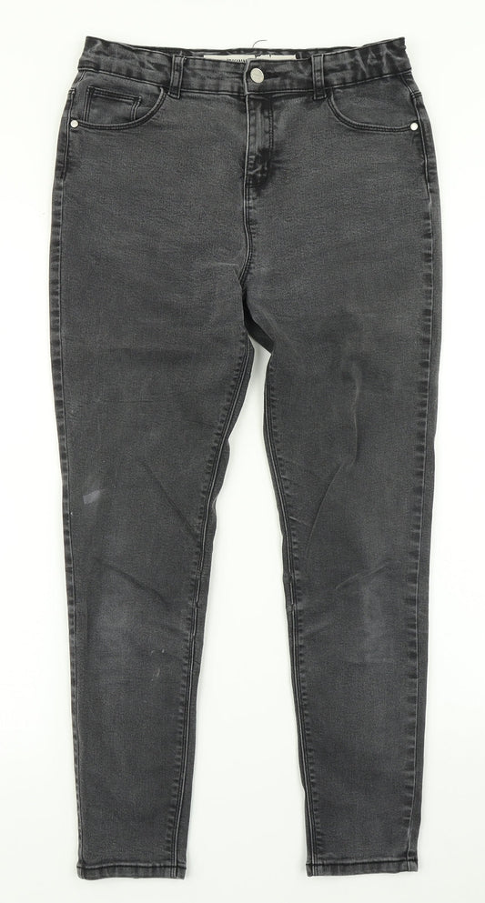 Denim Co Girls Grey  Denim Skinny Jeans Size 13-14 Years