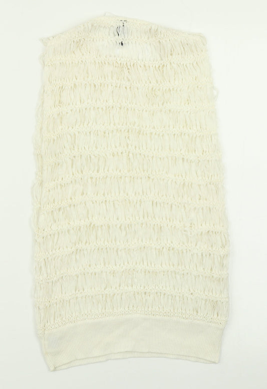 Divided Womens Ivory   Basic Tank Size 4