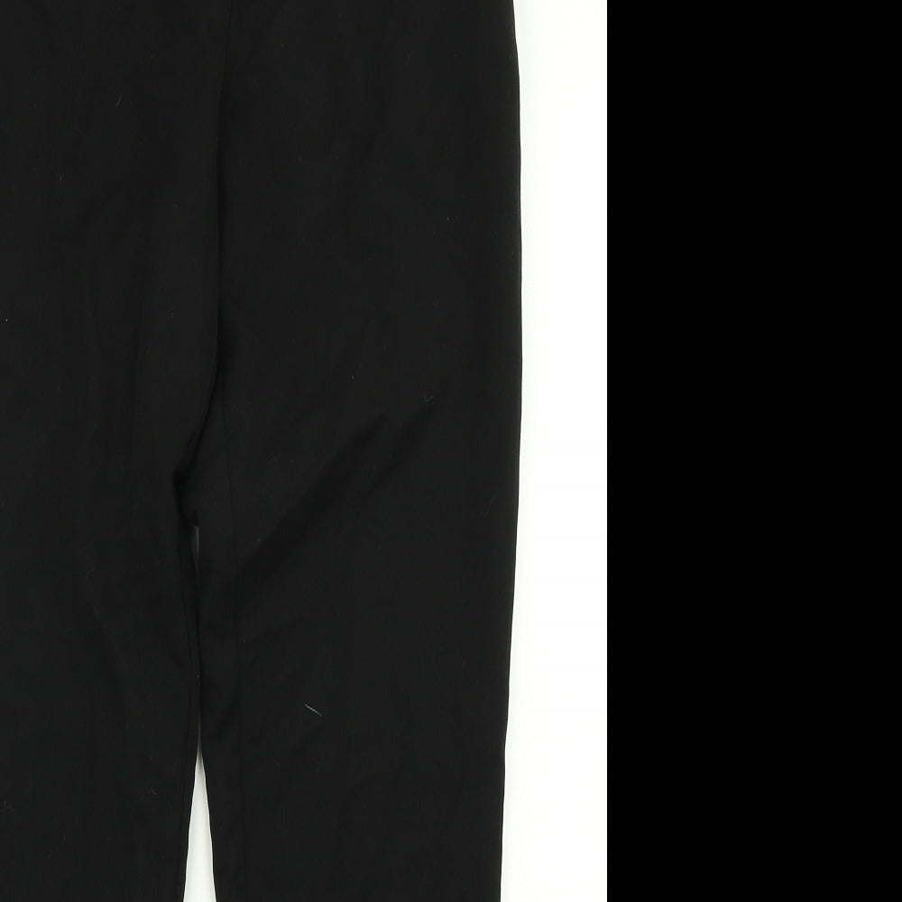 Papaya Womens Black   Dress Pants Trousers Size 8 L26 in