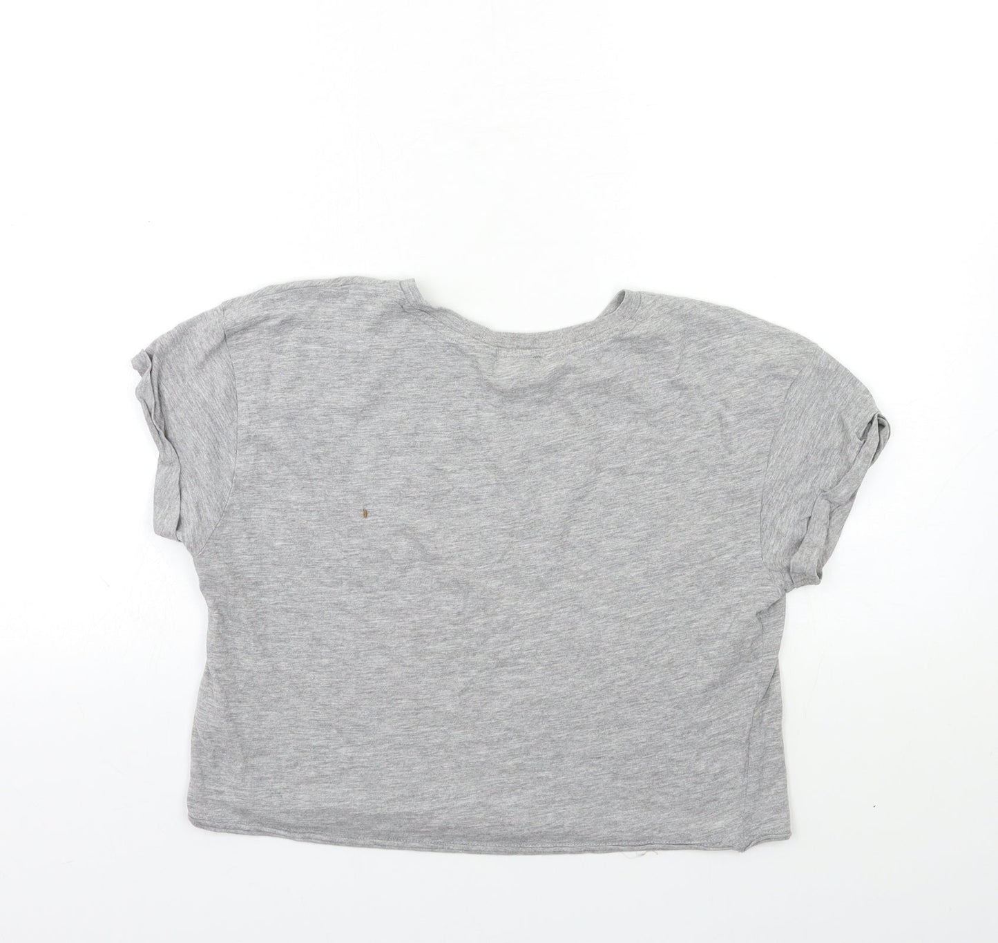 New Look Girls Grey   Basic T-Shirt Size 14 Years  - boring next