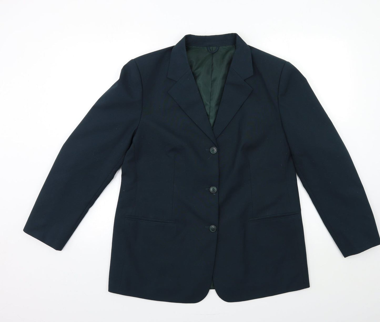 Preworn Mens Blue   Jacket Suit Jacket Size 38