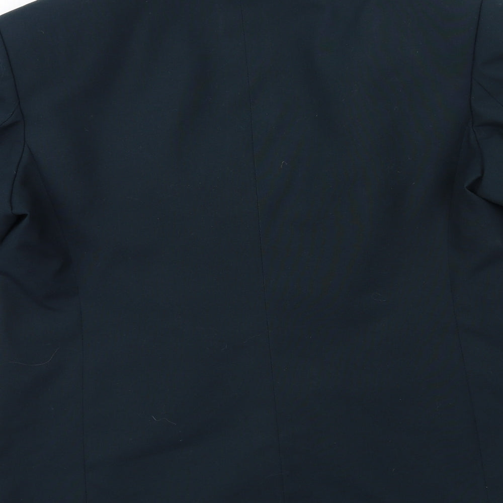 Preworn Mens Blue   Jacket Suit Jacket Size 38