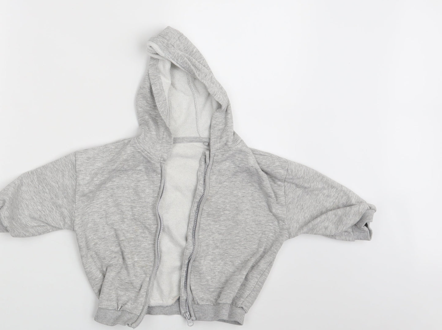 George Girls Grey   Full Zip Jumper Size 24 Months