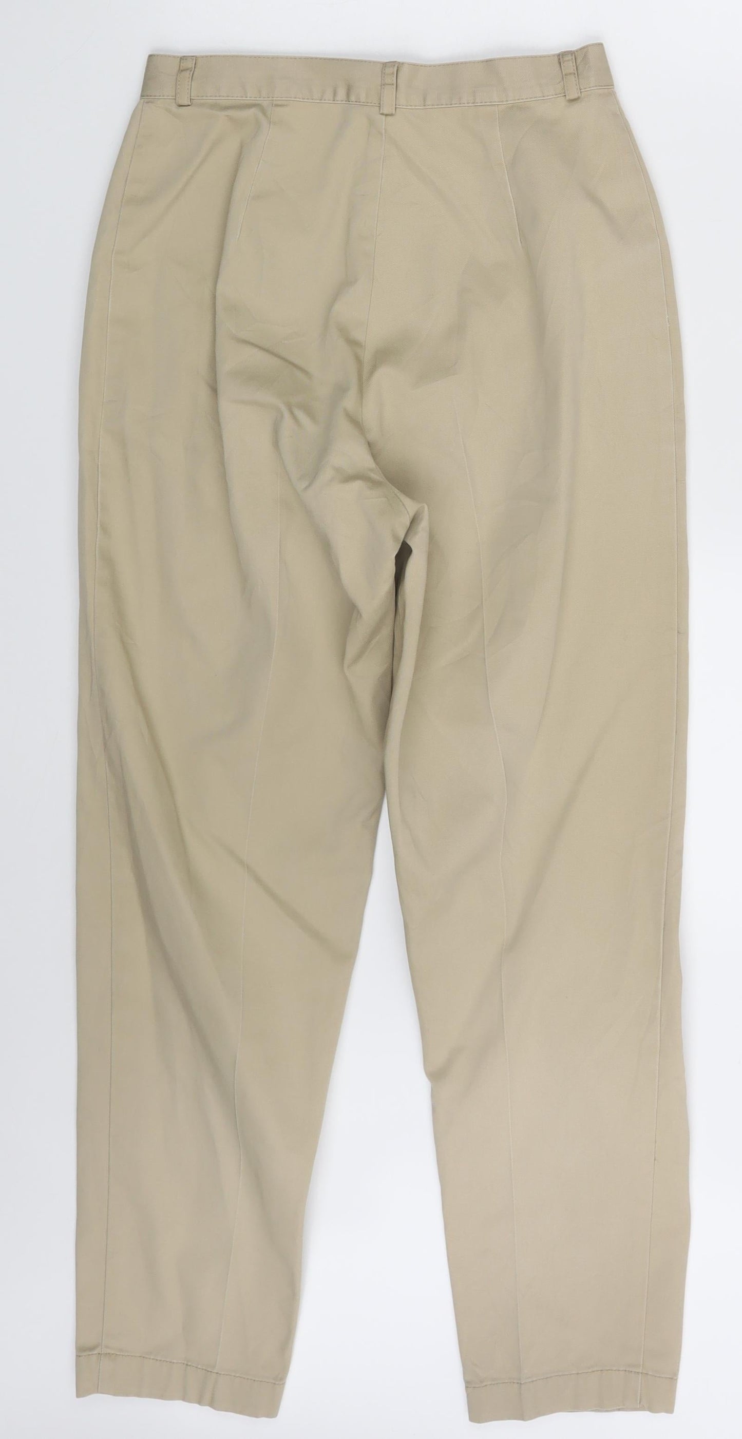 Debenhams Womens Beige   Chino Trousers Size 8 L27 in