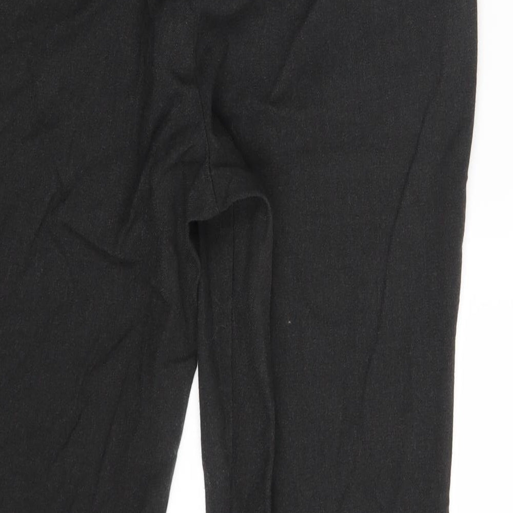 M&S Womens Black   Trousers  Size 12 L27 in