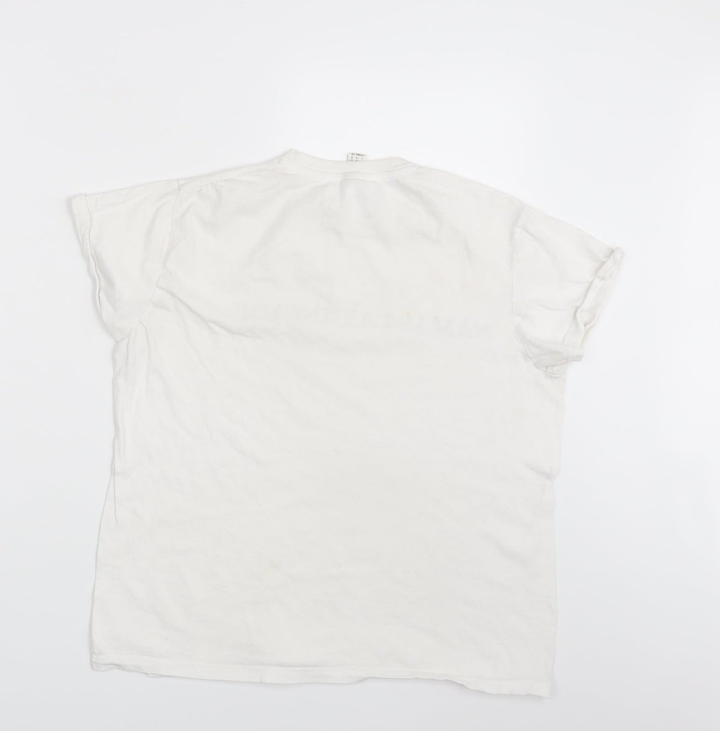 Roly Womens White   Basic T-Shirt Size 10  - Namastay - Inside