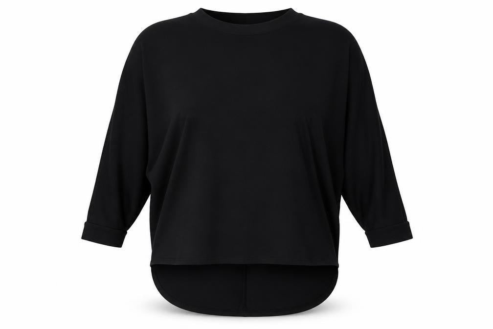 Femme Collection Womens Black  Knit Pullover Jumper Size L