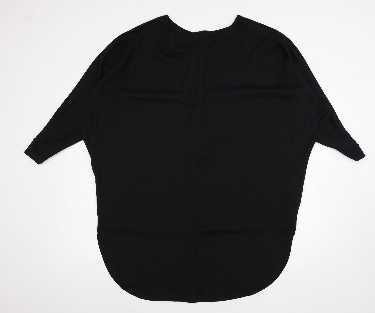 Femme Collection Womens Black  Knit Pullover Jumper Size L