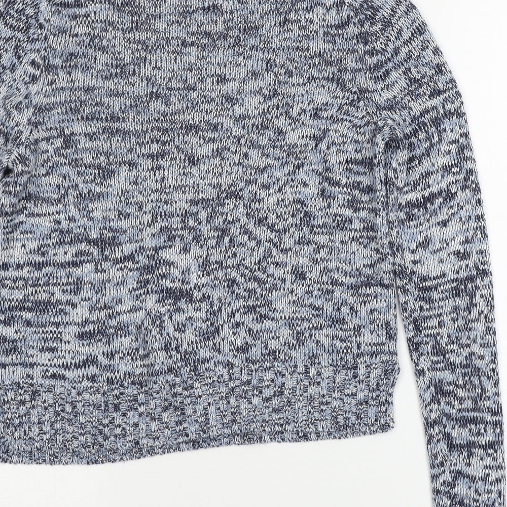 H&M Womens Blue  Knit Pullover Jumper Size XS