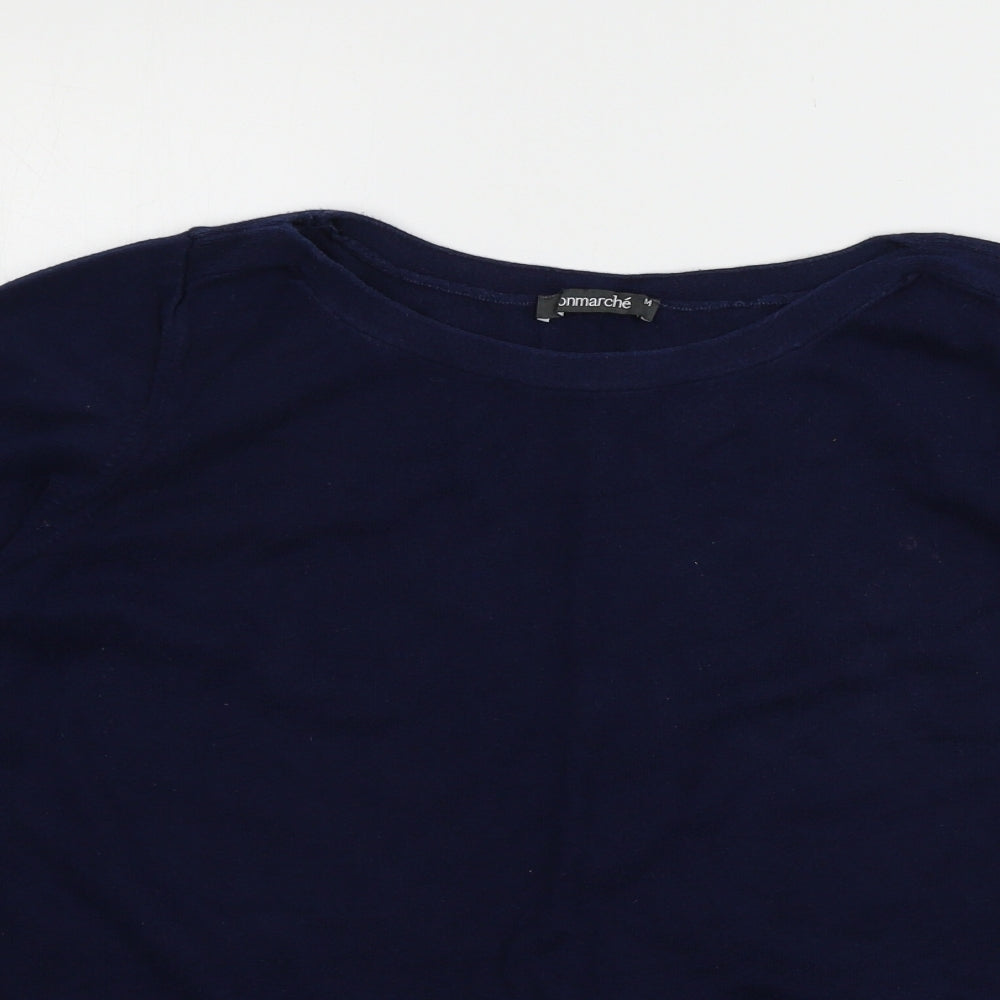 Bonmar Womens Blue  Knit Pullover Jumper Size M