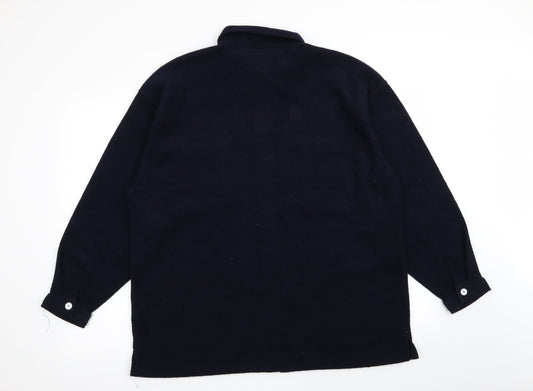 BHS Womens Blue   Overcoat Coat Size 16