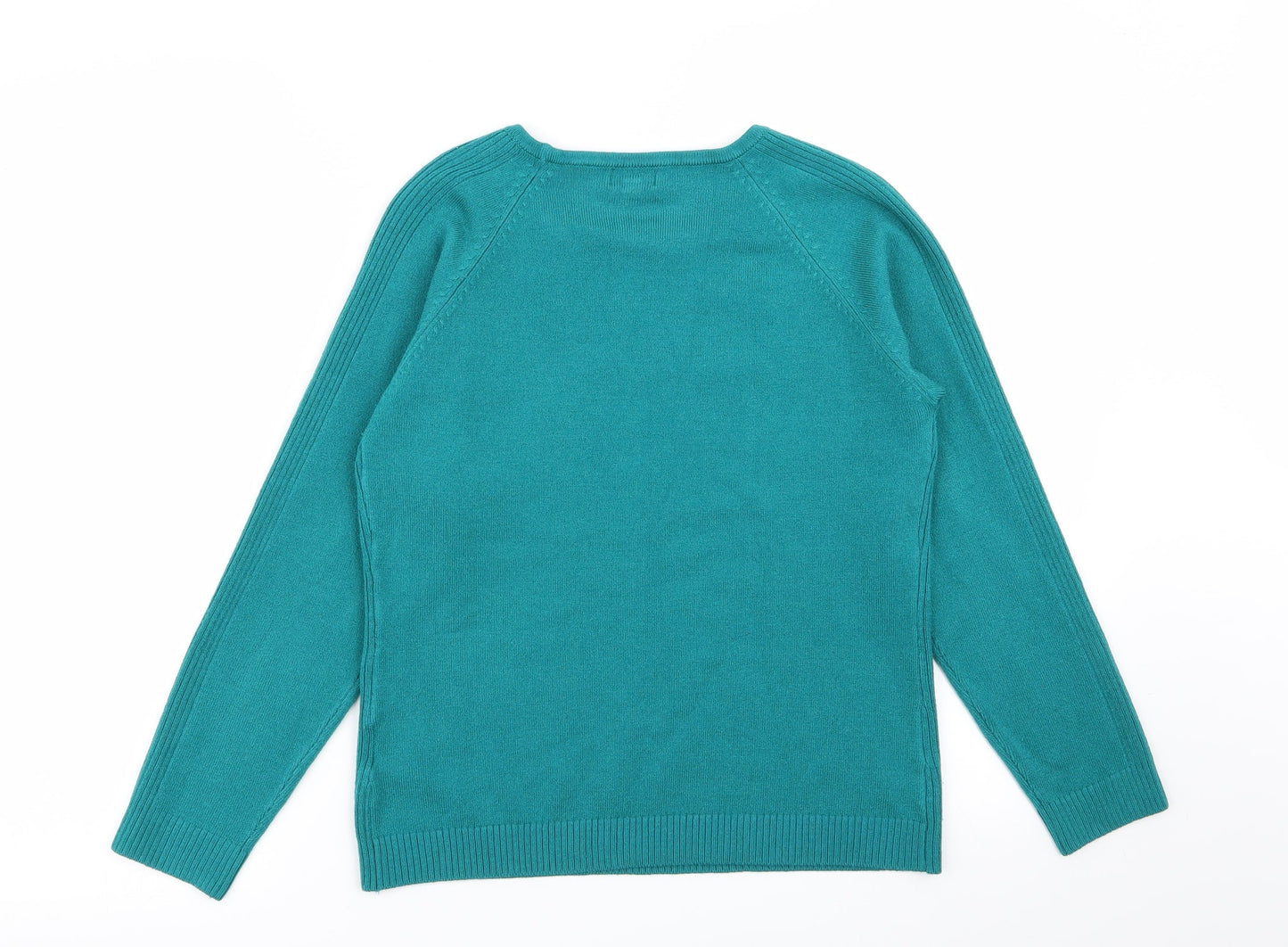 Filati Womens Green   Pullover Jumper Size M