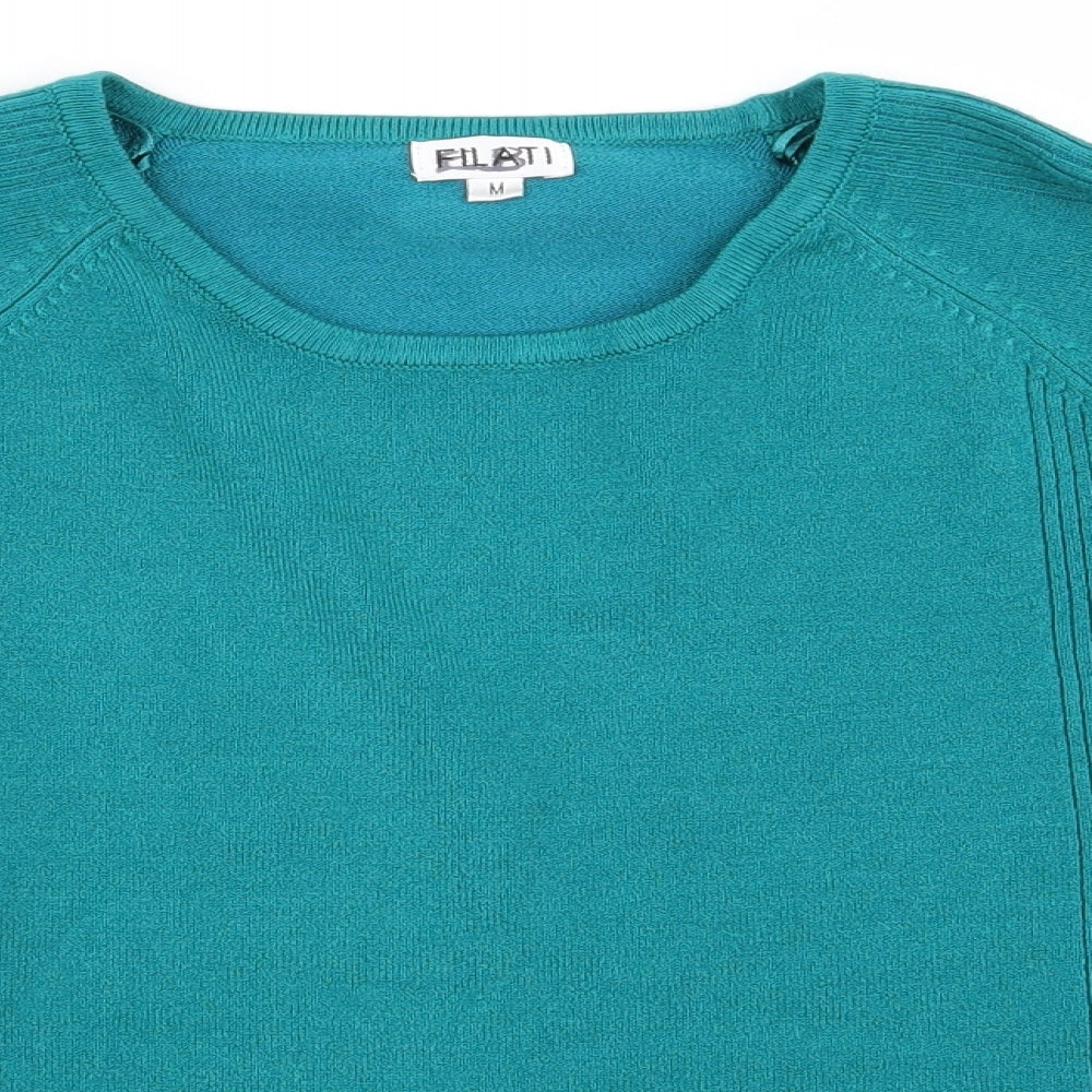 Filati Womens Green   Pullover Jumper Size M