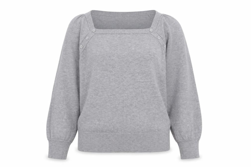 M&S Womens Grey   Pullover Jumper Size 12