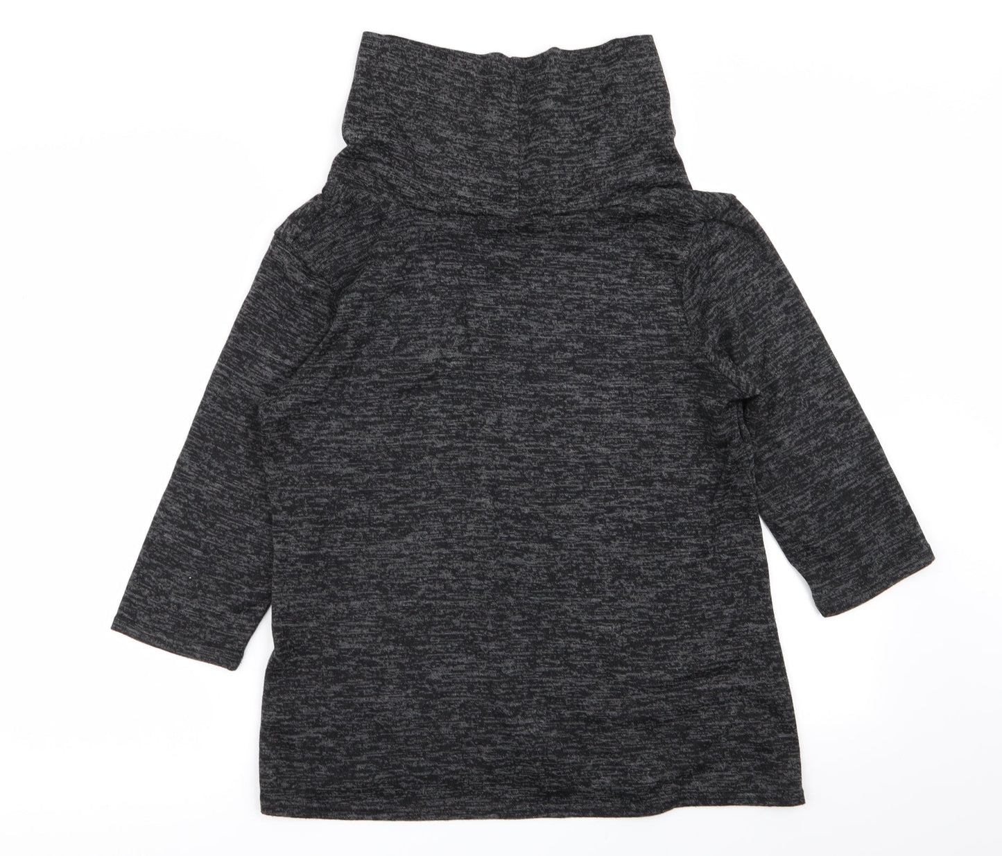 Tru Collection Womens Grey   Basic T-Shirt Size 12