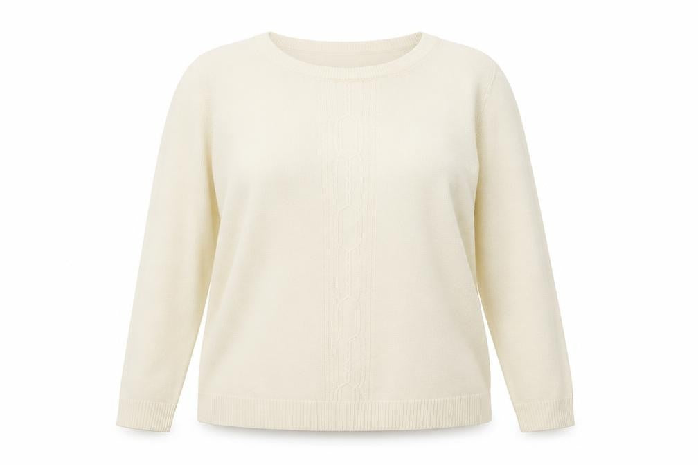 Pure & Natural Womens Ivory   Pullover Jumper Size 18