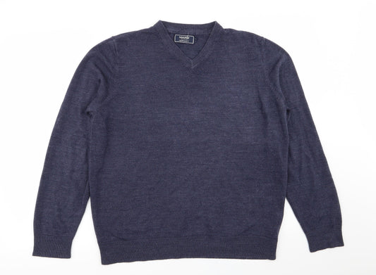 Maine Mens Blue   Pullover Jumper Size S