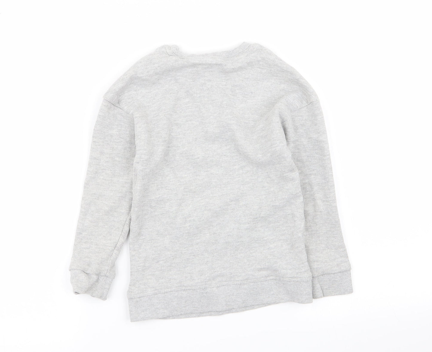 Asda George Boys Grey   Pullover Jumper Size 5-6 Years