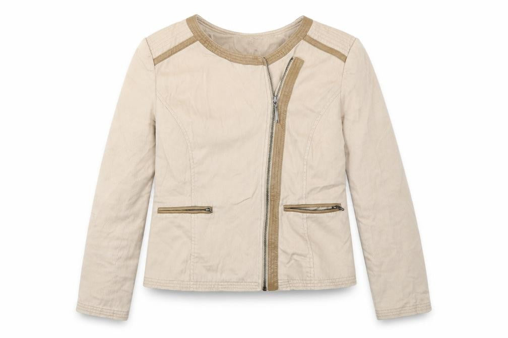 Country Casuals Womens Beige Jacket Coat Size 10