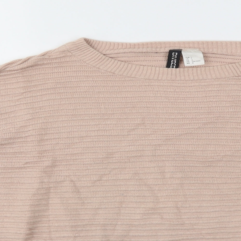 H&M Womens Orange   Pullover Jumper Size L
