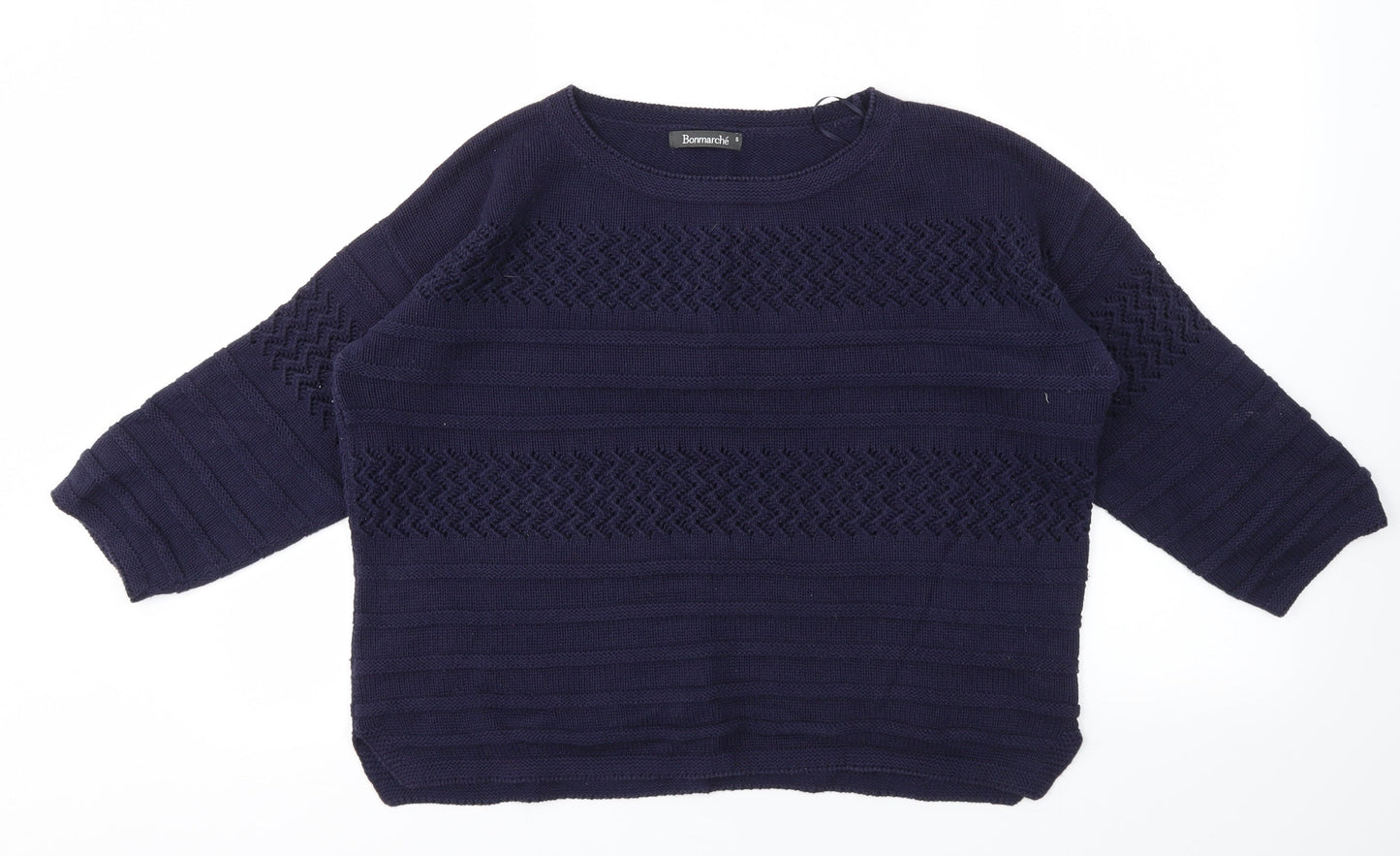 Bonmarché Womens Blue   Pullover Jumper Size S