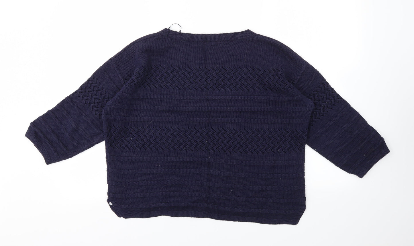 Bonmarché Womens Blue   Pullover Jumper Size S