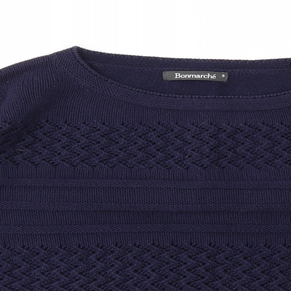 Bonmarché Womens Blue   Pullover Jumper Size S