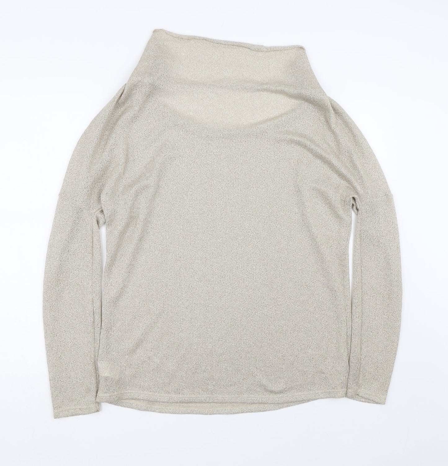 River Island Womens Gold   Pullover Jumper Size 12