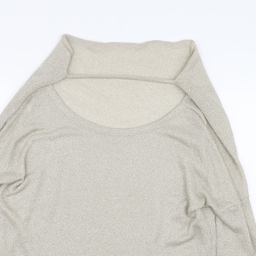 River Island Womens Gold   Pullover Jumper Size 12