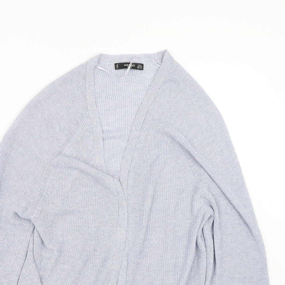 Mango Womens Blue   Cardigan Jumper Size S