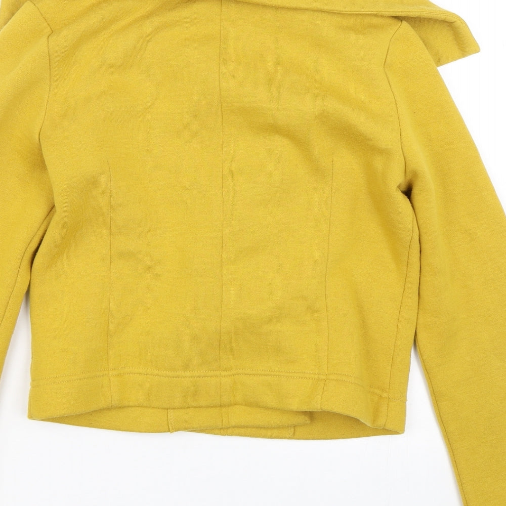New Look Womens Yellow   Overcoat Coat Size 10