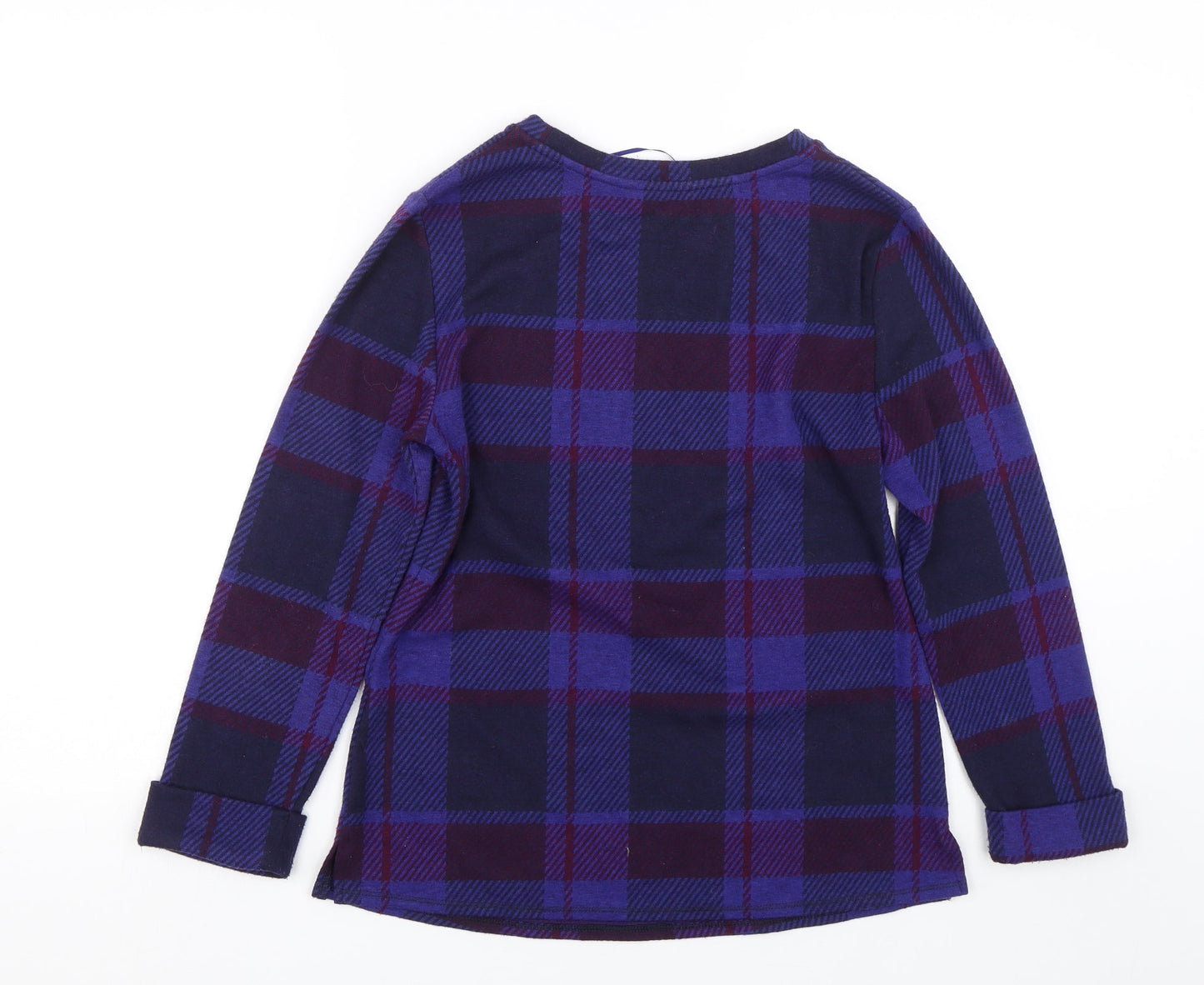 M&S Womens Black Houndstooth  Pullover Jumper Size 8
